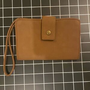 Elegant Tan Wristlet Wallet OR 4/$10